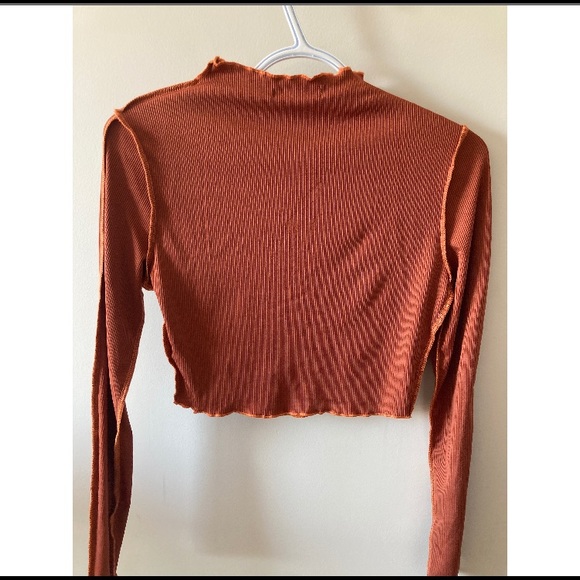 ORANGE STITCH TOP - Picture 4 of 6